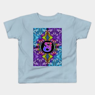 String Cheese Incident - Blue Purple Trippy Pattern Kids T-Shirt